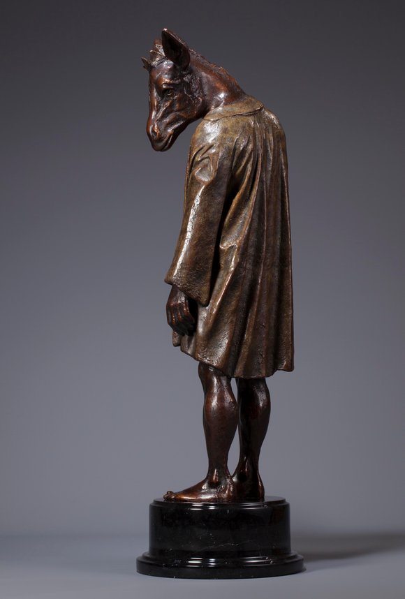 Bottom bronze sculpture