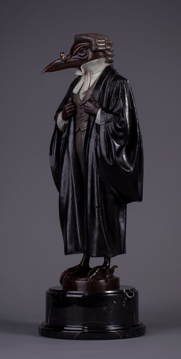 Noble Advocate bronze sculpture